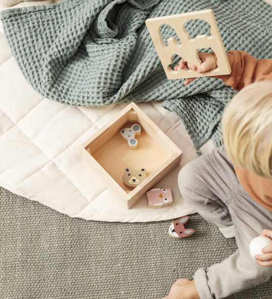 Kids Concept Speelmat - 100 cm - Natuurlijk Wit - Kids Concept - OneSize - Speelmaten