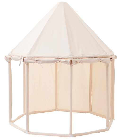Kids Concept Speeltent - Paviljoen - 122x142 cm - Natuurlijk Wit - Kids Concept - OneSize - Speeltenten