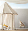 Kids Concept Speeltent - Paviljoen - 122x142 cm - Natuurlijk Wit - Kids Concept - OneSize - Speeltenten