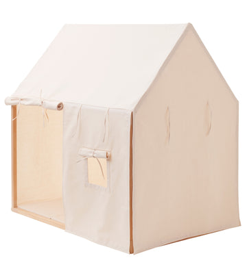Kids Concept Speeltent - Huis - 110x84 cm - Natuurlijk Wit - Kids Concept - OneSize - Speeltenten
