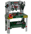 Bosch Mini Werkbank - Speelgoed - 76 cm - Donkergroen/Zilver - Bosch Mini - OneSize - Gereedschap