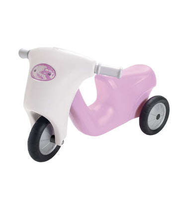 Dantoy Scooter m. Rubberen wielen - Roze/Wit - Dantoy - OneSize - Loopfietsen