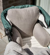 Cocoon Company Kinderwagenkussen - Kapok - Afgestoft Brown - Cocoon Company - OneSize - Kinderwagenkussen