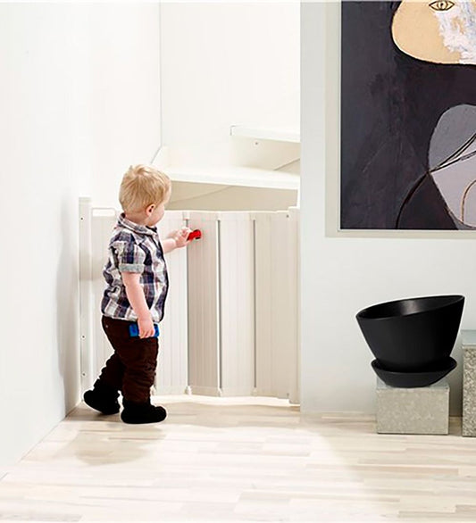 BabyDan Kinderhekje - 55-89 cm - Bescherm mij - Wit - BabyDan - OneSize - Sloten