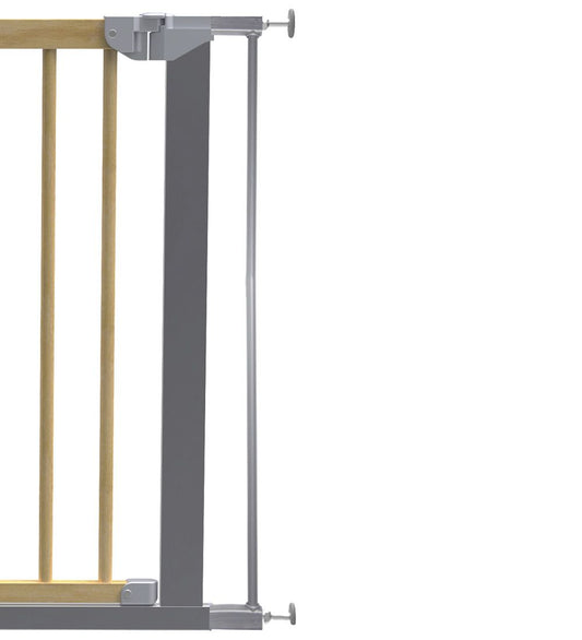 BabyDan Verlengstuk - Extend-A-Gate - 73x7 cm - Zilver - BabyDan - OneSize - Sloten