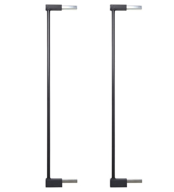 BabyDan Verlengstuk - Extend-A-Gate - 2 st. - 73x7 cm - Zwart - BabyDan - OneSize - Sloten