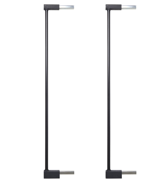 BabyDan Verlengstuk - Extend-A-Gate - 2 st. - 73x7 cm - Zwart - BabyDan - OneSize - Sloten