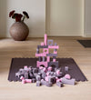 BabyDan Puzelmat - 90x90 cm - Paars - BabyDan - OneSize - Puzelmatten