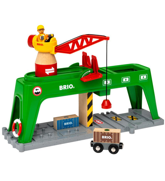BRIO Speelgoed - Containerkraan 33996 - BRIO - OneSize - Auto´s