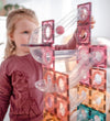 Connetix Magneetset - 106 Onderdelen - Pastel Ball Run - Connetix - OneSize - Magnetisch speelgoed