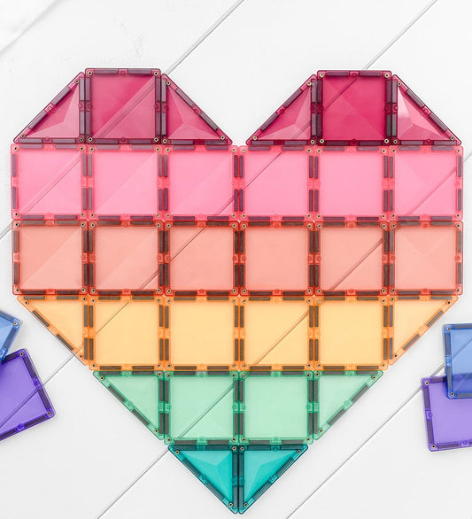 Connetix Magneetset - 202 Onderdelen - Pastel MEGA Pak - Connetix - OneSize - Magnetisch speelgoed