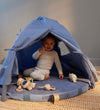 Filibabba Multimatras - Loui - Ø90 cm - Warm Blue - Filibabba - OneSize - Speelbogen