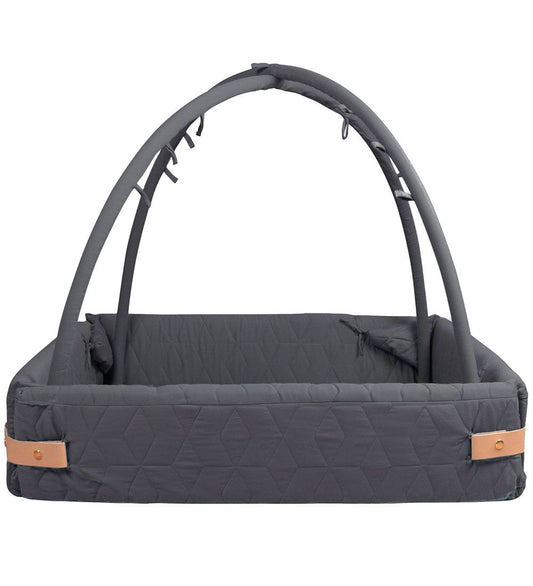 Filibabba Speelkleed - 80/120 cm - Soft Quilt - Stone Grey - Filibabba - OneSize - Speelkleden