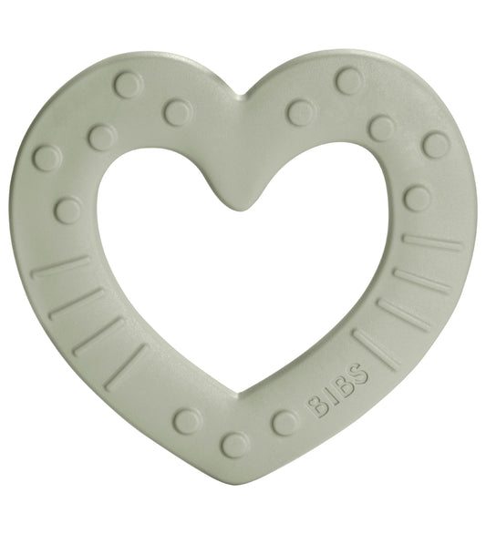 BIBS Bijtring - Heart - Sage - BIBS - OneSize - Bijtringen
