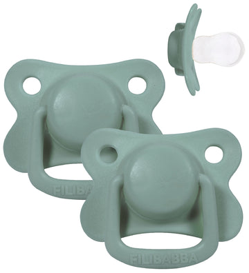 Filibabba Fopspenen - 2-pack - 6m+ - Mos Green - Filibabba - 6+ mnd - Fopspenen