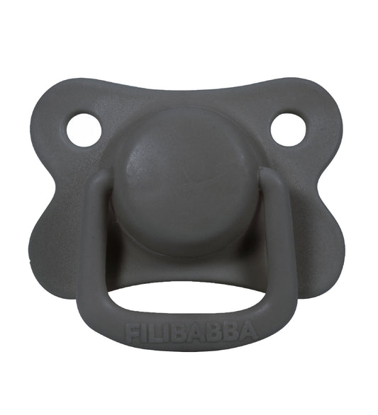 Filibabba Fopspenen - 2-pack - 6m+ - Stone Grey - Filibabba - 6+ mnd - Fopspenen
