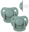Filibabba Fopspenen - 2-pack - 0-6 mnd. - Mos Green - Filibabba - 0-6 mnd - Fopspenen