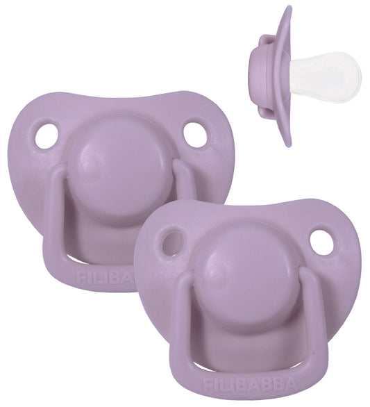 Filibabba Fopspenen - 2-pack - 0-6 mnd. - Vers Violet - Filibabba - 0-6 mnd - Fopspenen