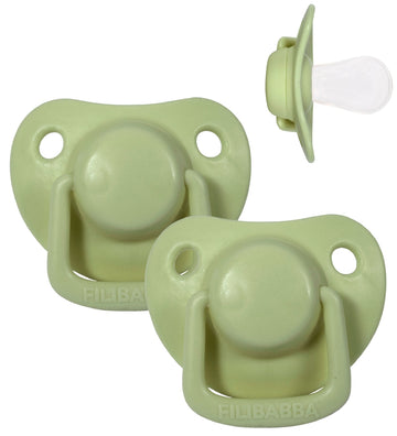 Filibabba Fopspenen - 2-pack - 0-6 mnd. - Pistache - Filibabba - 0-6 mnd - Fopspenen