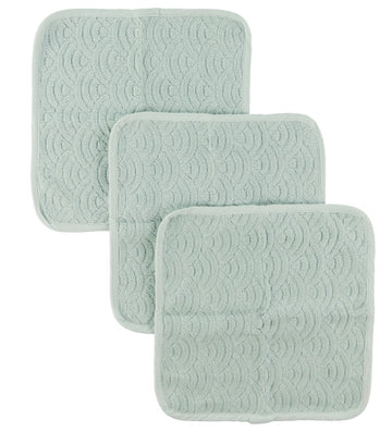 Cam Cam Washanden - 3-pack - Dusty Green - Cam Cam - OneSize - Washandjes