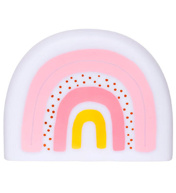 A Little Lovely Company Nachtlamp - 21 cm - Rainbow - Wit/Roze - A Little Lovely Company - OneSize - Nachtlampen
