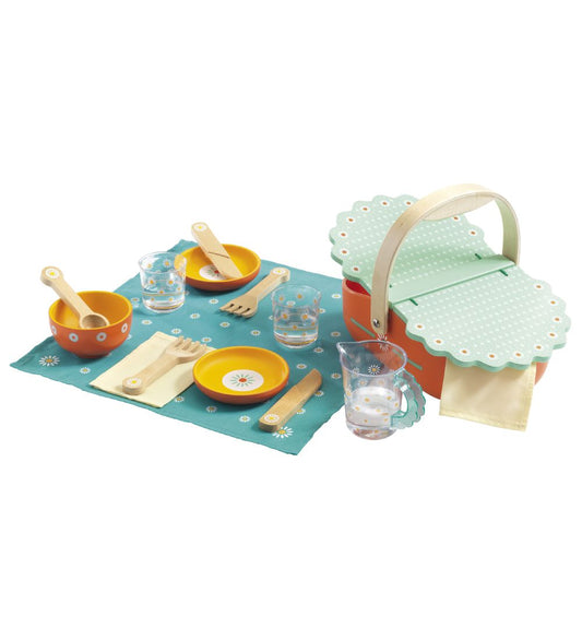 Djeco Houten Speelgoed - Picknick - Djeco - OneSize - Speelgoedeten