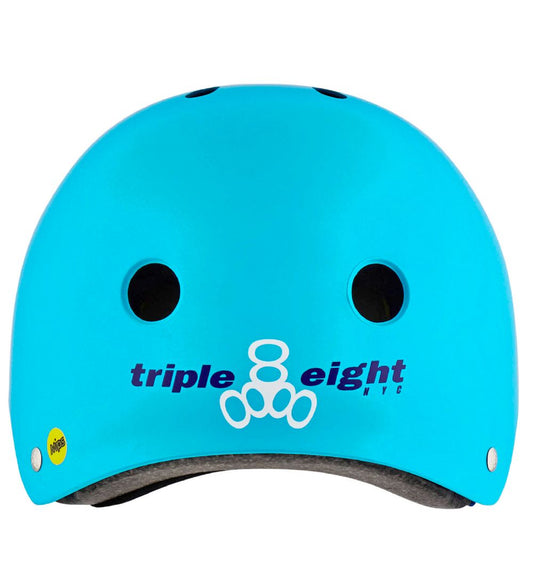 Triple Eight Babymuts - Dubbel gecertificeerde MiPS - Hyper Blue - Triple Eight - L/XL - Fietshelmen