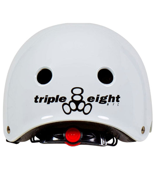 Triple Eight Babymuts - Lil 8 - White Glanzend - Triple Eight - 46-52 cm - Fietshelmen