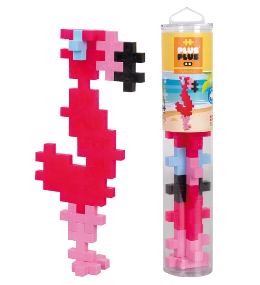 Plus-Plus BIG - 15 st. - Flamingo - Plus-Plus - OneSize - Blokken