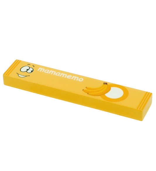 MaMaMeMo Speelgoedeten - Hout - Fruitreep m. Banaan - MaMaMeMo - OneSize - Speelgoedeten