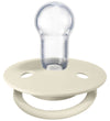 BIBS De Lux Fopspenen - Eén maat - 2-pack - Rond- Ivory/Sage - BIBS - 0-3 jaar - Fopspenen