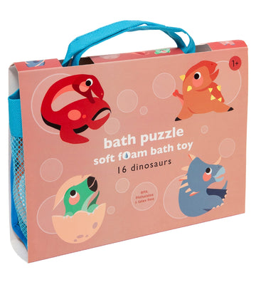 Petit Monkey Badspeelgoed - Puzzel - 16 stk - Dinosaurs - Petit Monkey - OneSize - Badspeelgoed