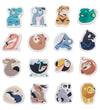 Petit Monkey Badspeelgoed - Puzzel - 16 stk - Wild Animals - Petit Monkey - OneSize - Badspeelgoed