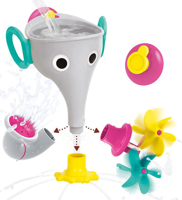 Yookidoo Badspeelgoed - FunEleFun Fill 'N' Sprinkle - Grijs - Yookidoo - OneSize - Badspeelgoed