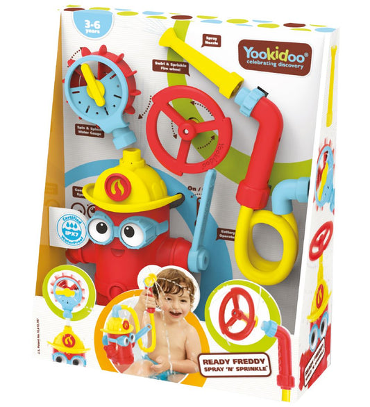 Yookidoo Badspeelgoed - Klaar Freddy Spray 'N Sprinkle - Yookidoo - OneSize - Badspeelgoed