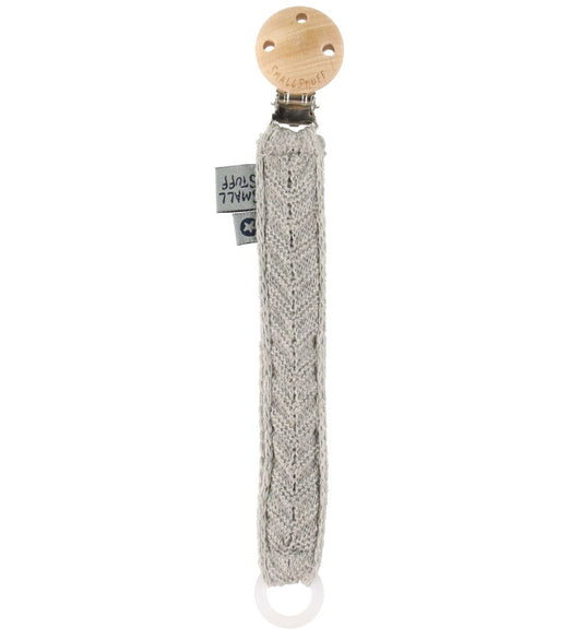 Smallstuff Speenketting - Gehaakt - Grijs Gevlekt - Smallstuff - OneSize - Speenkettingen