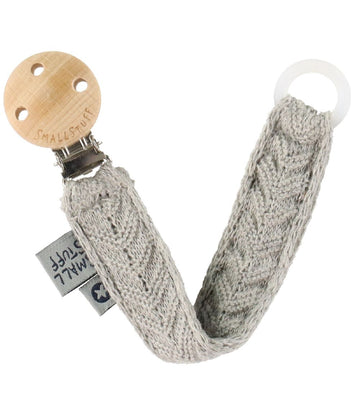 Smallstuff Speenketting - Gehaakt - Grijs Gevlekt - Smallstuff - OneSize - Speenkettingen