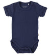 Minymo Rompers s/s - 2-pack - Kobold Blue - Minymo - 68 - Rompers Korte Mouw