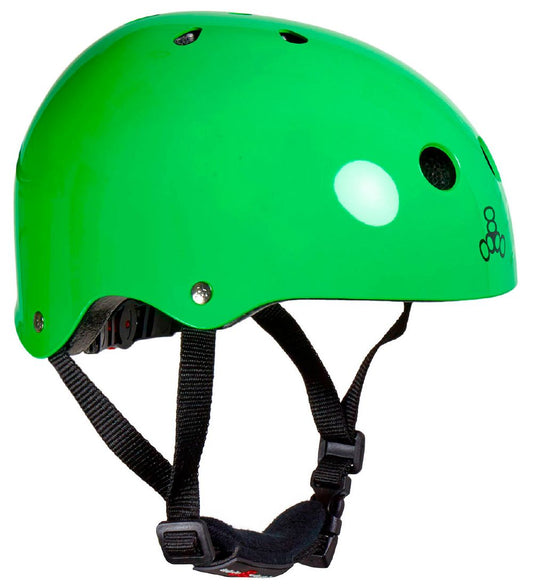 Triple Eight Babymuts - Lil 8 - Green Glanzend - Triple Eight - 46-52 cm - Fietshelmen