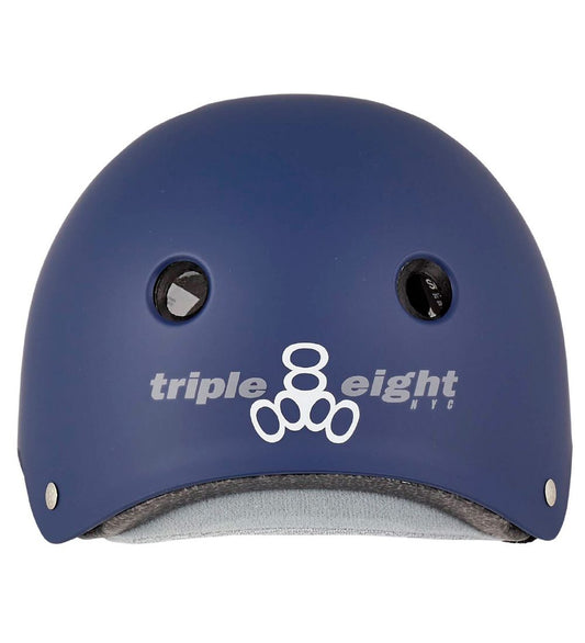 Triple Eight Babymuts - Gecertificeerde Sweatsaver - Navy Rubber - Triple Eight - L/XL - Fietshelmen