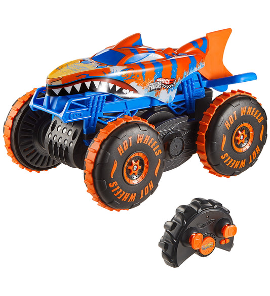 Hot Wheels Afstandsbediening Auto - Monster Trucks - Tiger Shark - Hot Wheels - OneSize - Auto´s
