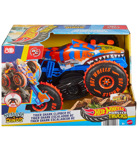 Hot Wheels Afstandsbediening Auto - Monster Trucks - Tiger Shark - Hot Wheels - OneSize - Auto´s