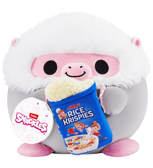 Snackles Knuffel - 20 cm - De baviaan Lucas m. Rice Krispies - SNACKLES - OneSize - Knuffels