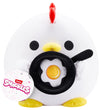 Snackles Knuffel - 20 cm - De kip Rufus m. Gebakken Eieren - SNACKLES - OneSize - Knuffels