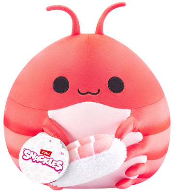 Snackles Knuffel - 20 cm - Kreeft Rachel m. Sushi - SNACKLES - OneSize - Knuffels