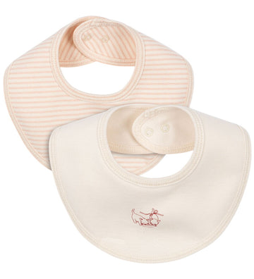 Fanga Fontana Kwijlslabbetje - Fio - 2-pack - Blush Mix - Fanga Fontana - OneSize - Kwijlsjaaltjes