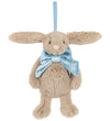Jellycat Knuffel - 13x6 cm - Bashful Beige Bunny Decoratie - Jellycat - OneSize - Knuffels