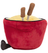 Jellycat Knuffel - 13x20 cm - Amuseables Kaasfondue - Jellycat - OneSize - Knuffels