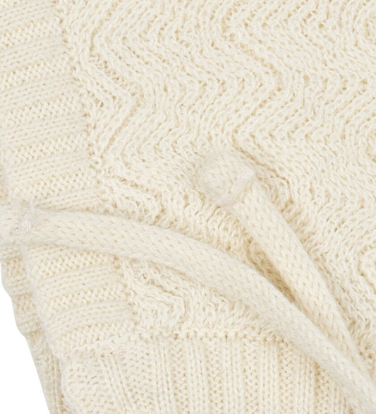 Fanga Fontana Babymuts - Gebreid - Venti - Antique White - Fanga Fontana - 0-3 mnd - Babymutsen