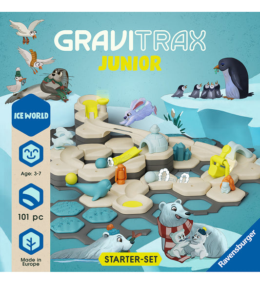 GraviTrax Junior Starterset - 101 Onderdelen - Ice Wereld - GraviTrax - OneSize - Knikkerbanen